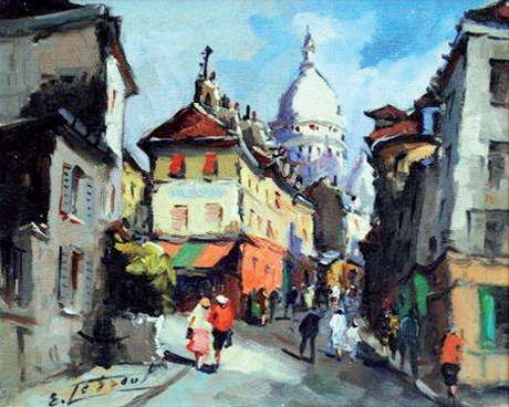 Montmartre, la rue Norvins